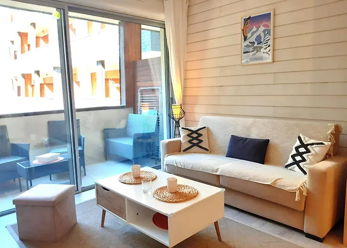 Studio Confort 4 Pers, Balcon Sud-Ouest, Wifi, Ascenseur, Stationnement - St-Lary-Soulan - Fr-1-457-343